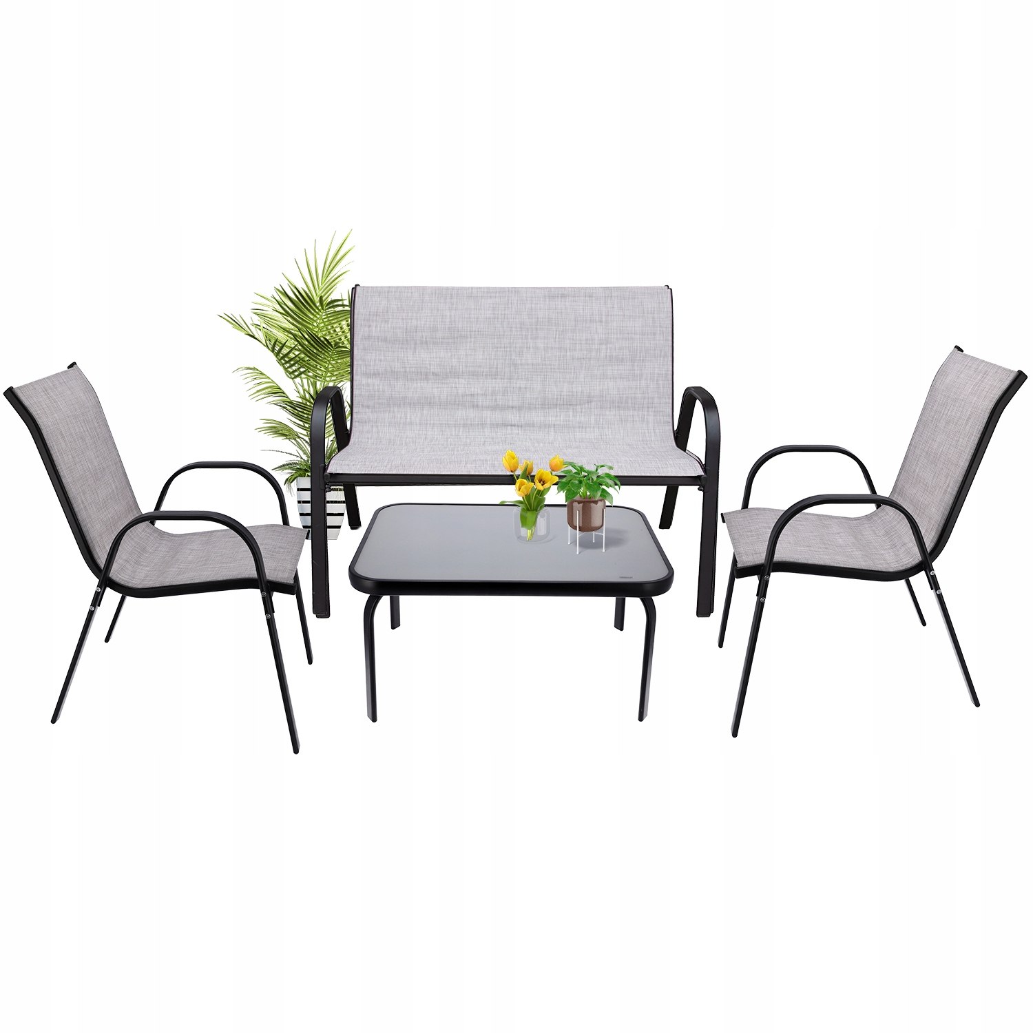MEBLE OGRODOWE taras zestaw komplet stół krzesł, , OM-968059.5900410968059,